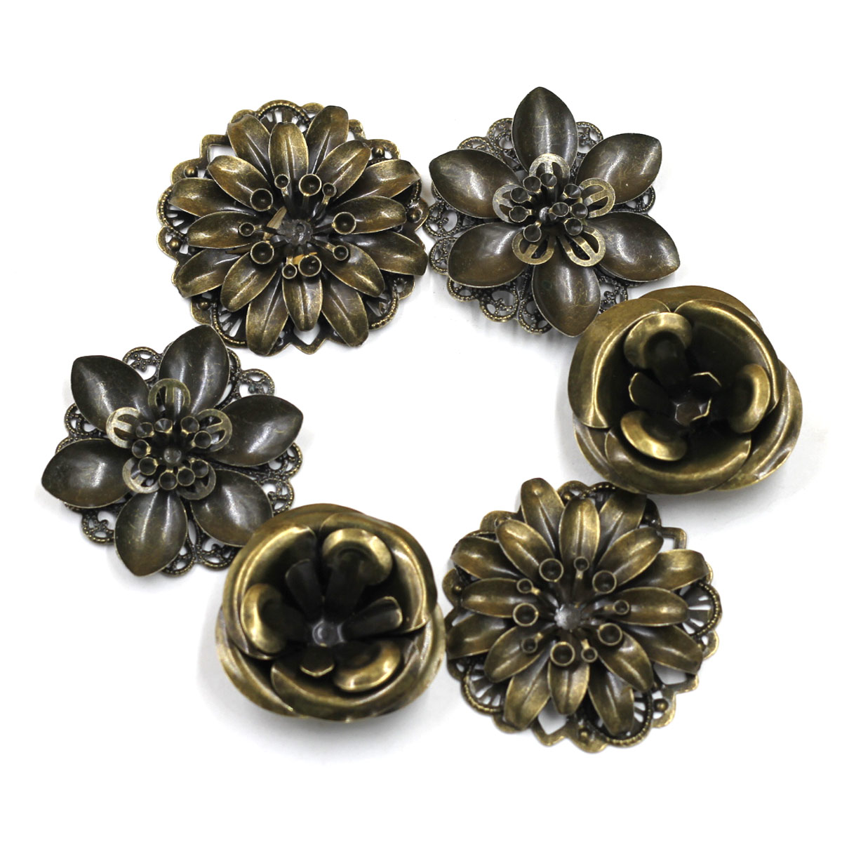 6Pcs Embellishments Combinatio - Craft Embellishments avaliação e preço