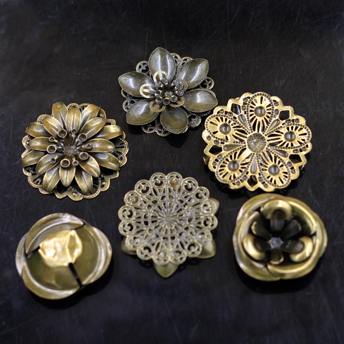 6Pcs Embellishments Combinatio - Craft Embellishments avaliação e preço