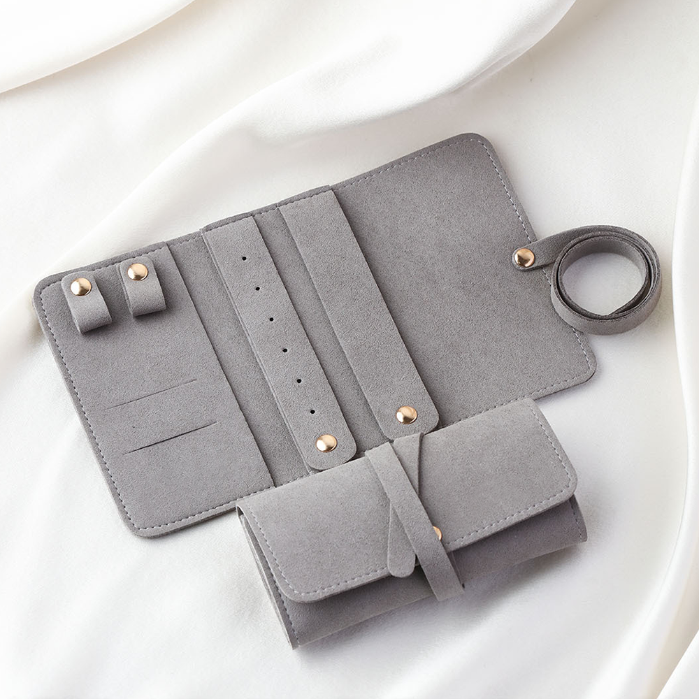 Travel Portable Jewelry Organi - Velvet Ribbon Roll avaliação e preço