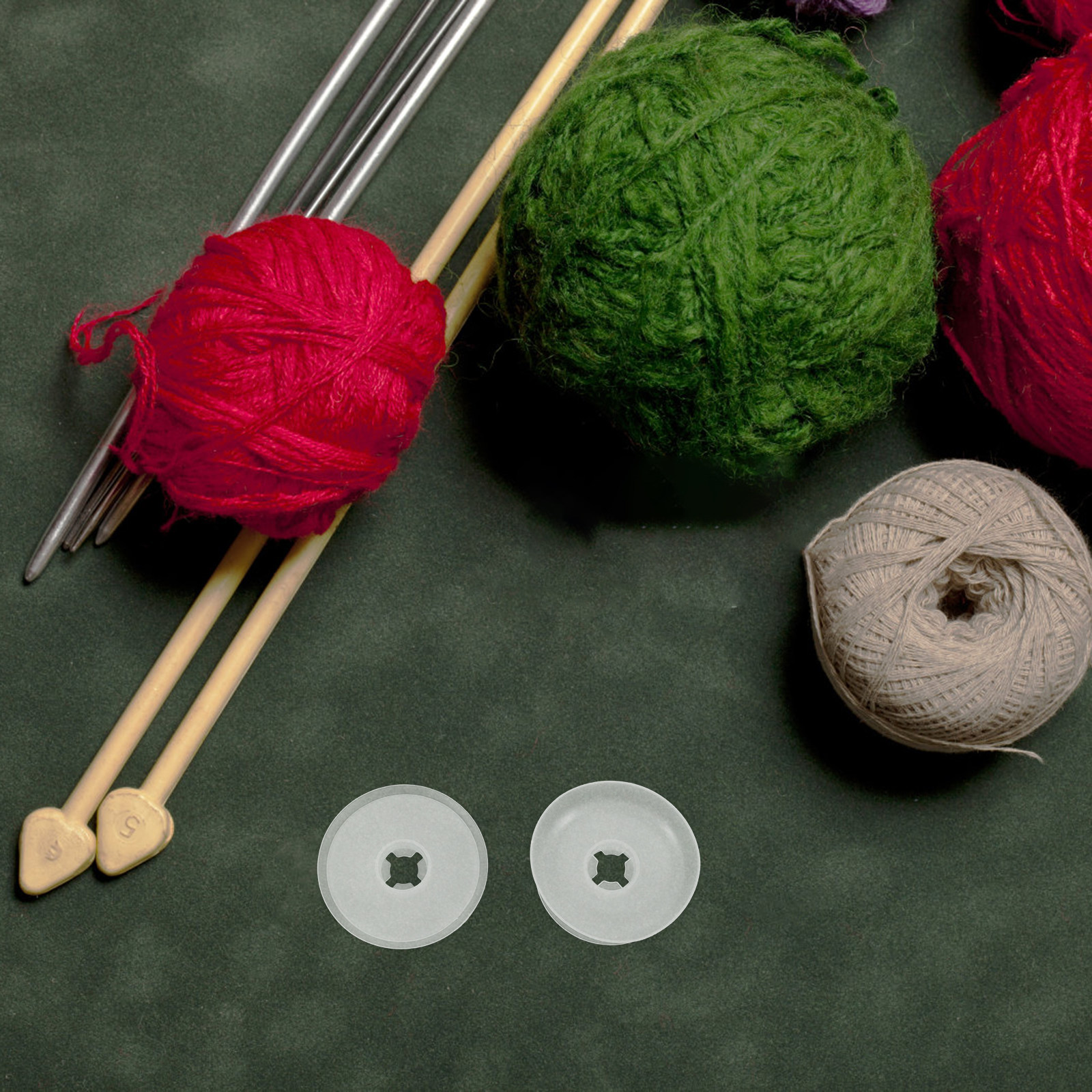10Pcs Plastic Cord Spool Organ - Embroidery Craft avaliação e preço