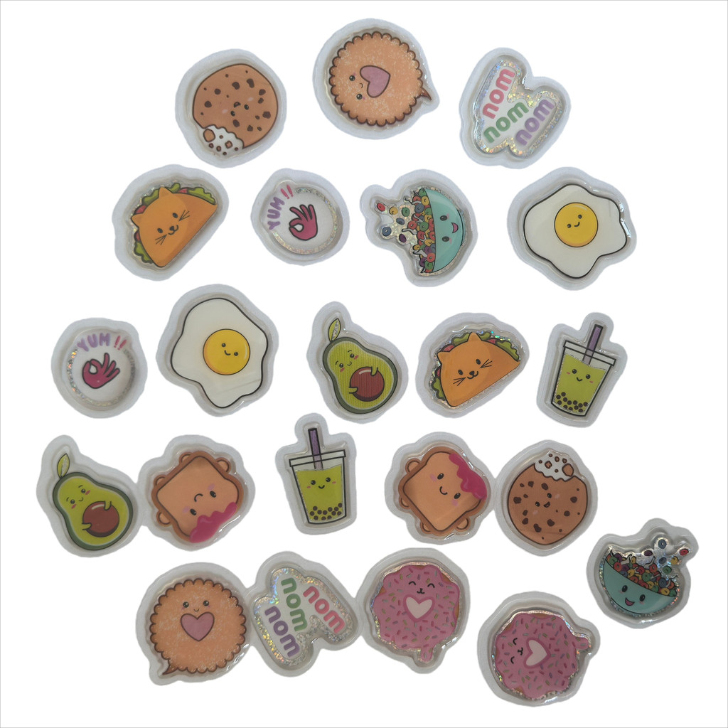 45 Pcs Adorable Epoxy Stickers - Craft Embellishment World avaliação e preço