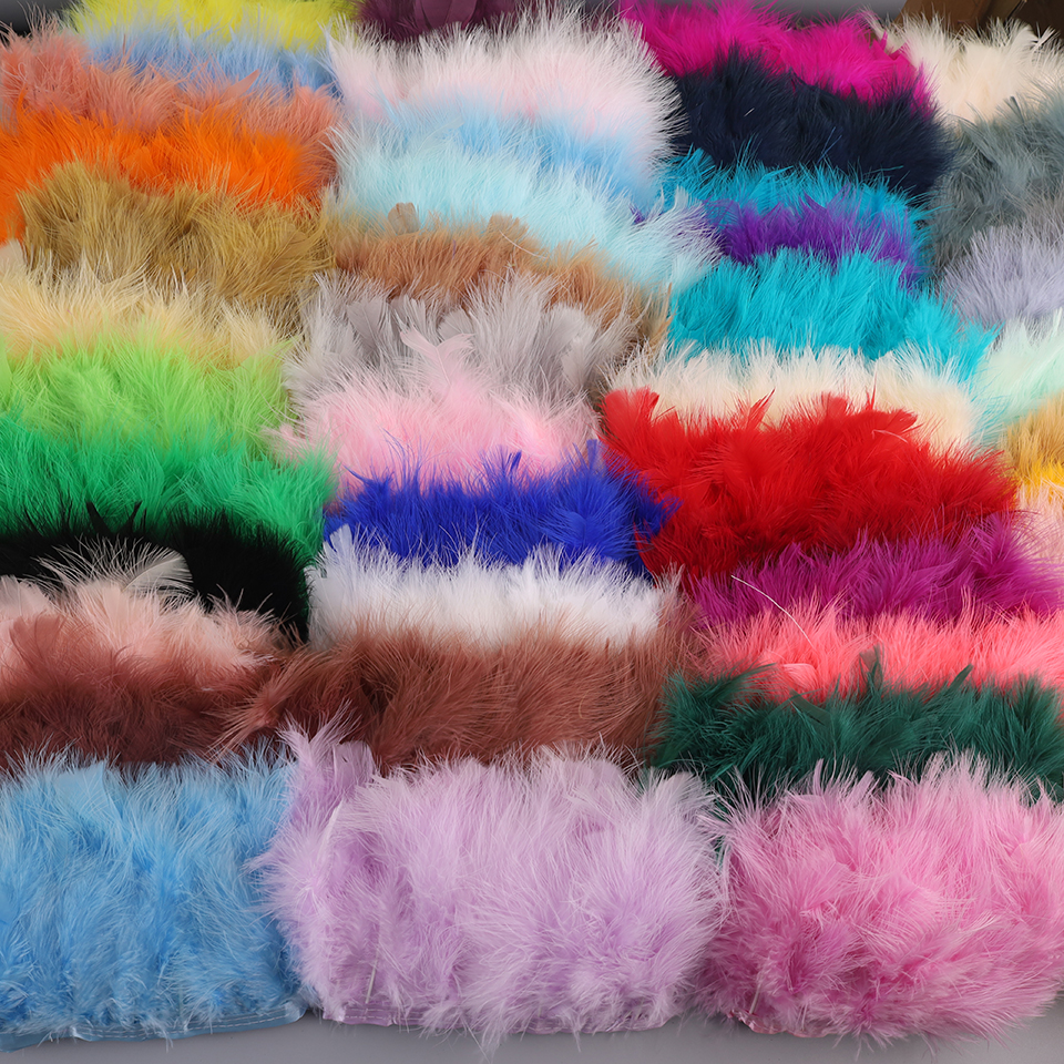 10-15cm Turkey Feathers Trim F - Feather Trim Marabou avaliação e preço