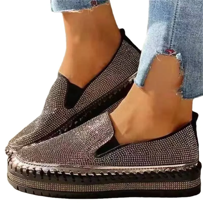 Women Flats Rhinestone Bling S - Sew On Rhinestone avaliação e preço