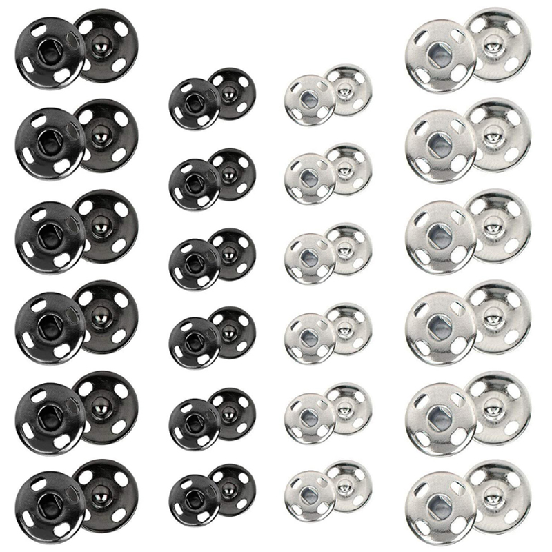 10/50 Set 8-10mm Metal Sew-on  - Iron On Stud Set avaliação e preço