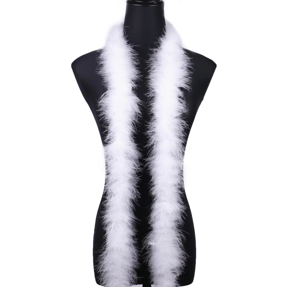 2 Meter Marabou Feather Boa Fa - Feather Trim Marabou avaliação e preço