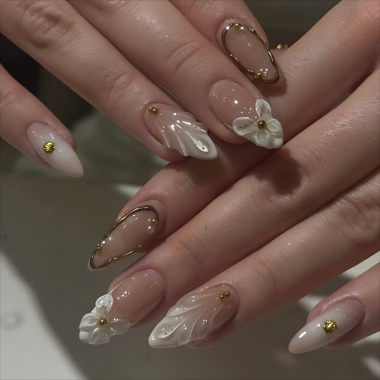3D fake nails for women girls  - Embroidery Embellishments avaliação e preço
