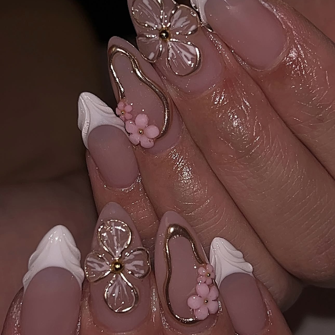 3D fake nails for women girls  - Embroidery Embellishments avaliação e preço