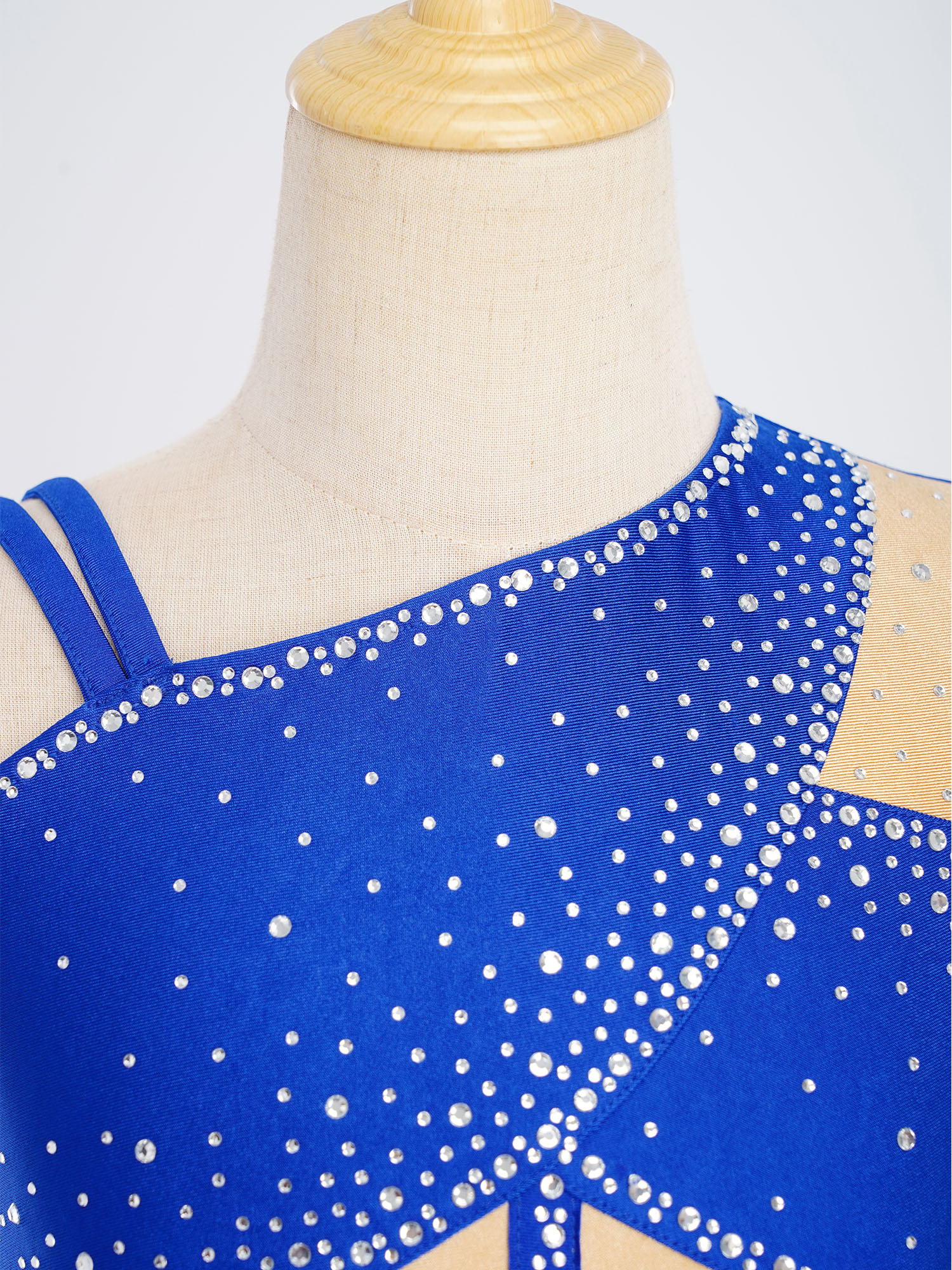 Kid Girls Figure Skating Balle - Rhinestone Banding Trim avaliação e preço