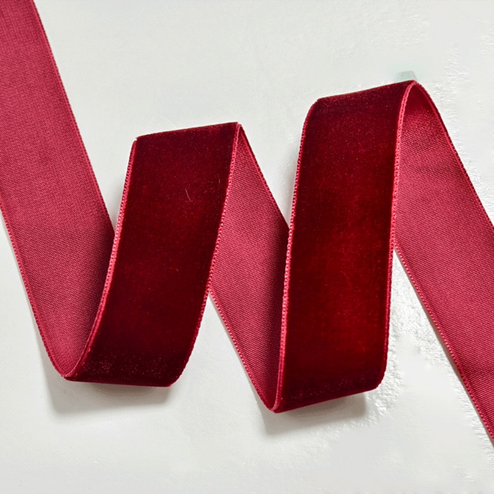 5 Yards/Roll Velvet Ribbon DIY - Velvet Ribbon Roll avaliação e preço