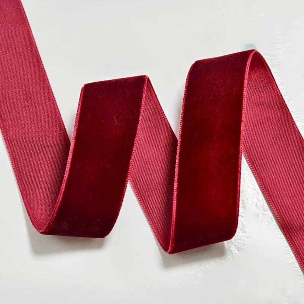 5 Yards/Roll Velvet Ribbon DIY - Velvet Ribbon Roll avaliação e preço