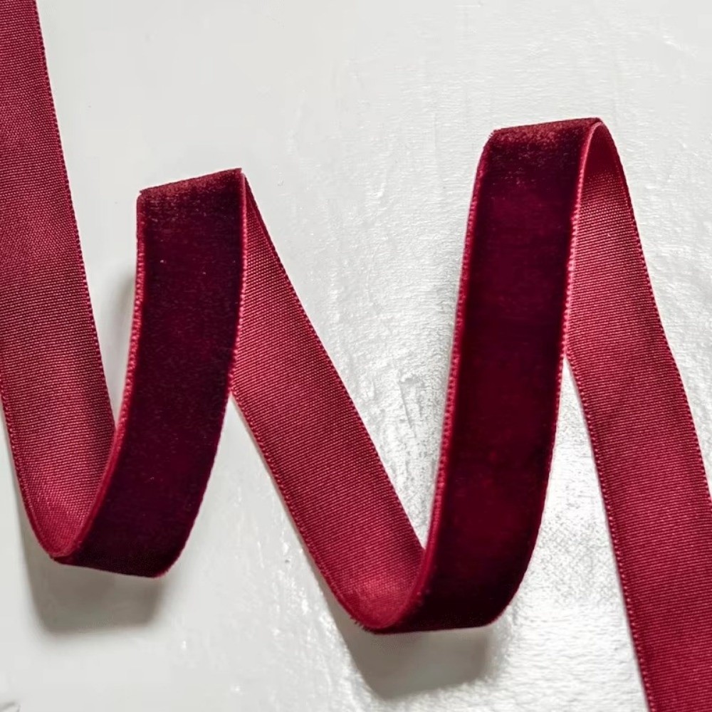 5 Yards/Roll Velvet Ribbon DIY - Velvet Ribbon Roll avaliação e preço