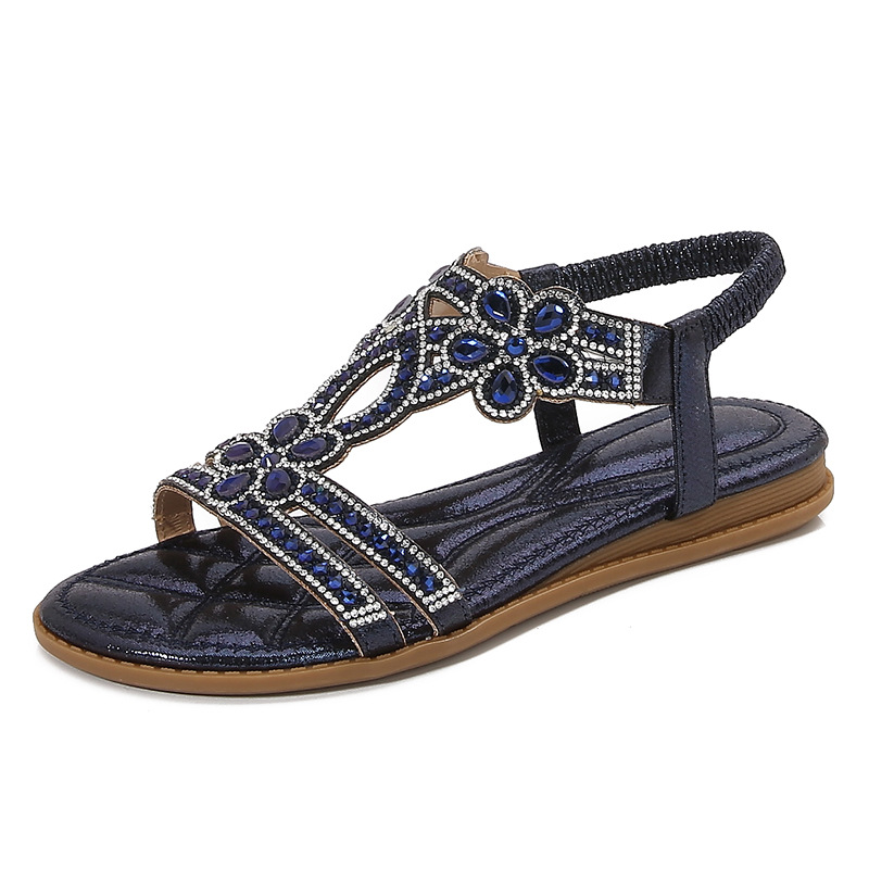 Big Size Openwork Sandals Bohe - Sew On Rhinestone avaliação e preço