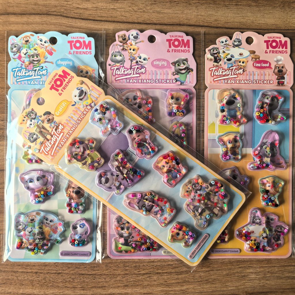 4Pack Fun Talking Tom Friends  - Craft Embellishment World avaliação e preço