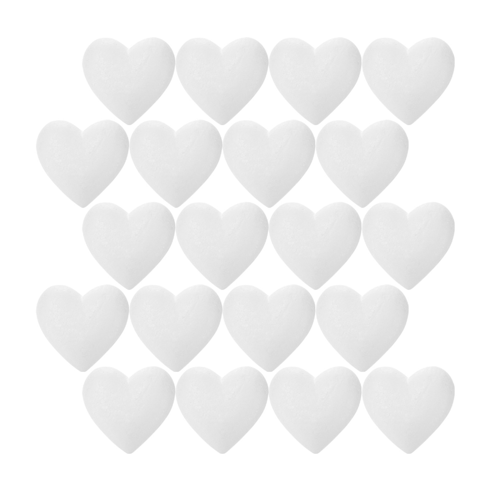 20Pcs Blank Heart Foam Balls L - Craft Embellishments avaliação e preço