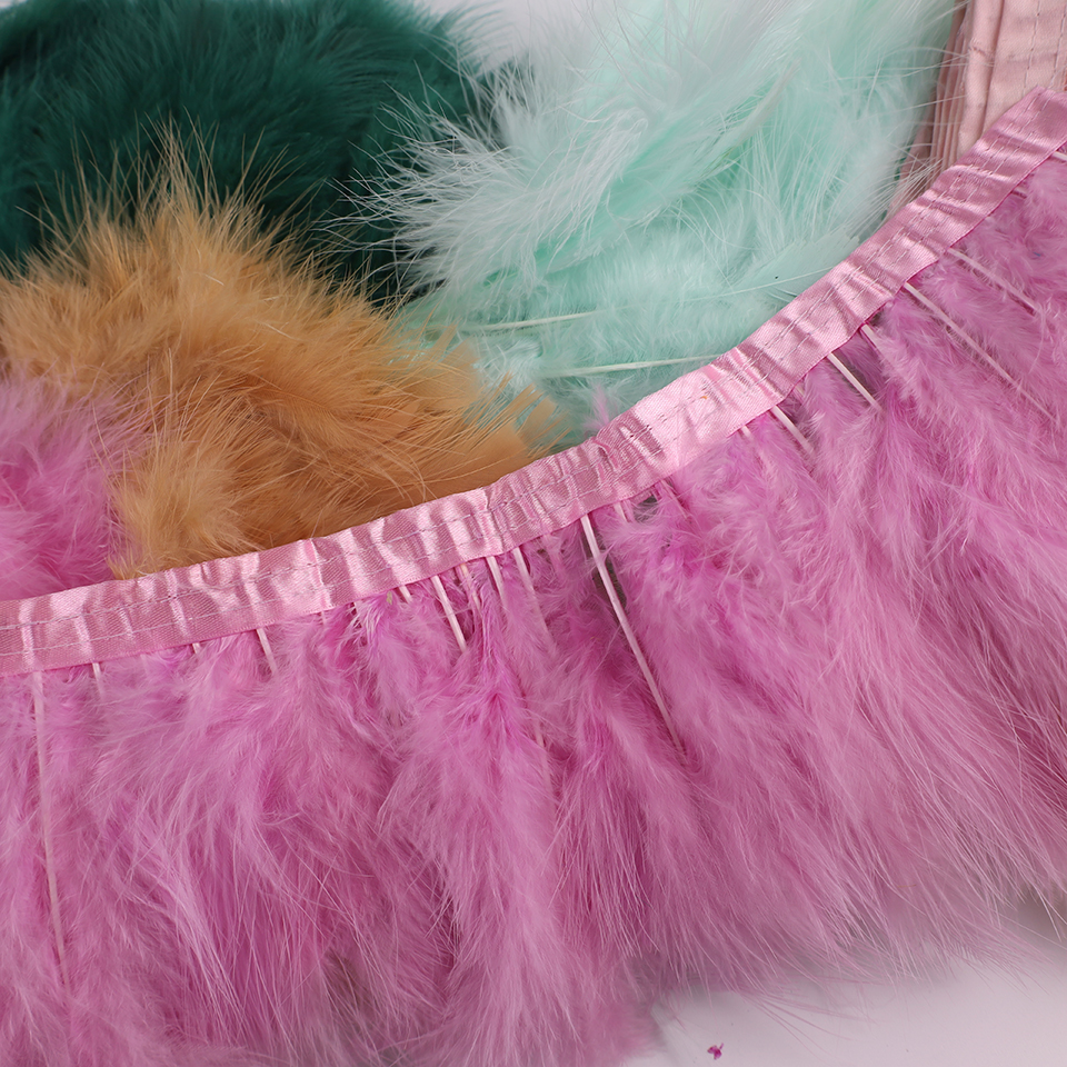 10 Meters Natural Turkey Marab - Feather Trim Marabou avaliação e preço