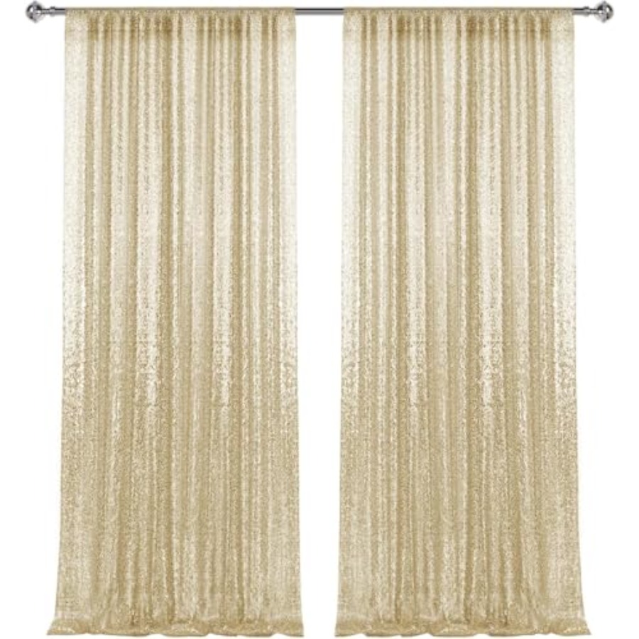 Photography backdrop curtains  - Sequin Fabric Panel avaliação e preço