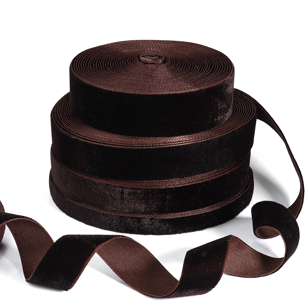 5-10yards/roll Velvet Ribbons  - Velvet Ribbon Roll avaliação e preço