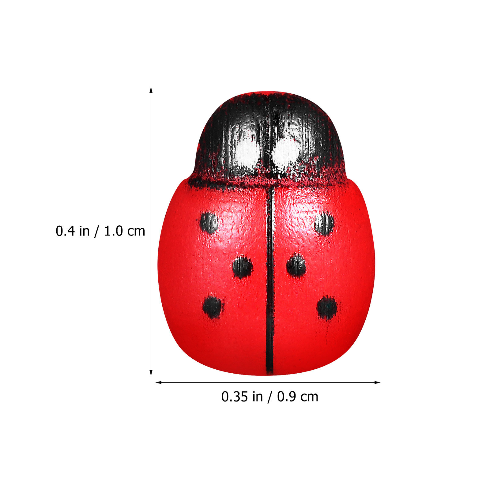 400Pcs Wooden Bee Ladybug Stic - Craft Embellishments avaliação e preço