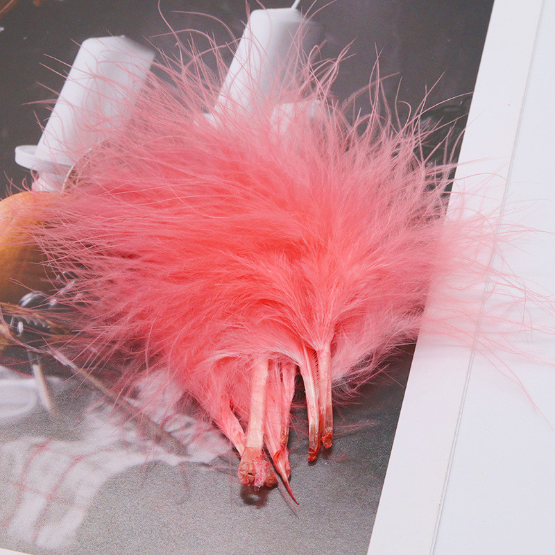 8-12cm Colored Plumas Natural  - Feather Trim Marabou avaliação e preço