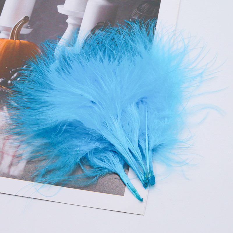 8-12cm Colored Plumas Natural  - Feather Trim Marabou avaliação e preço
