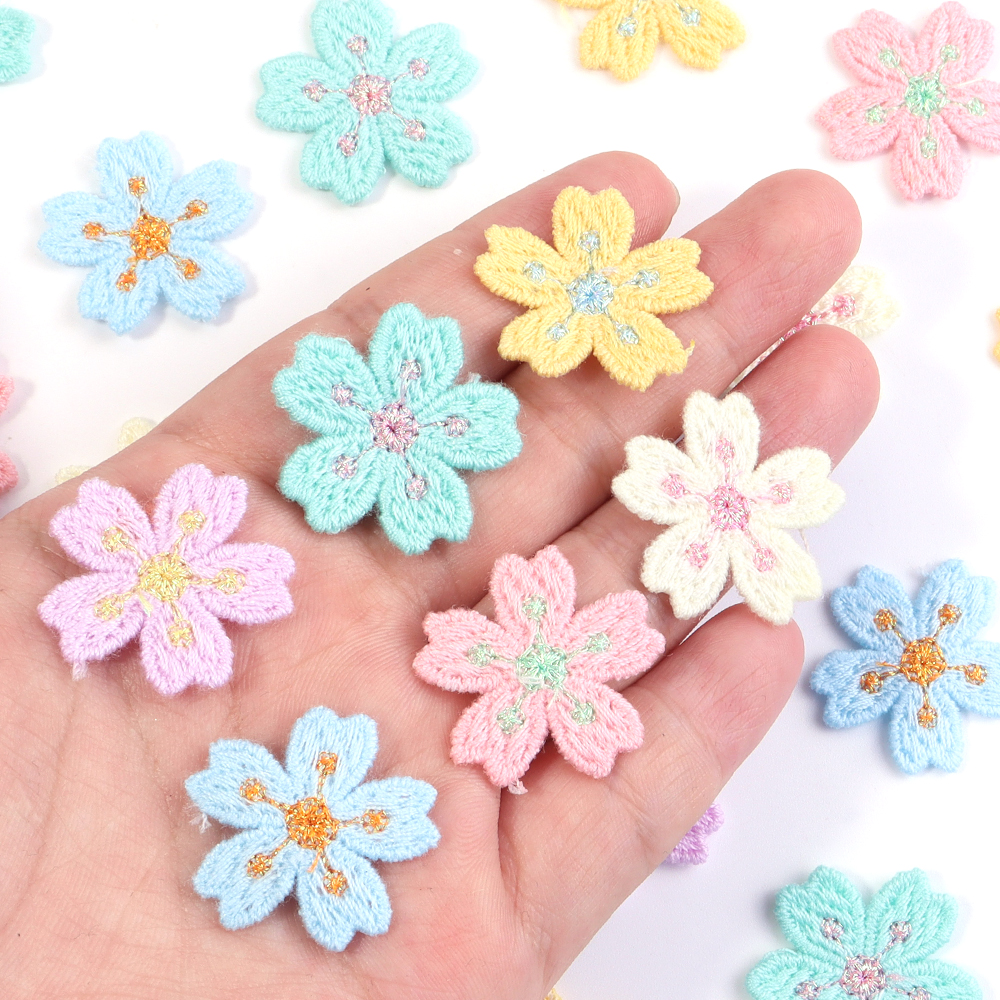20pcs/lot Colorful 2.4cm Embro - Embroidery Embellishments avaliação e preço