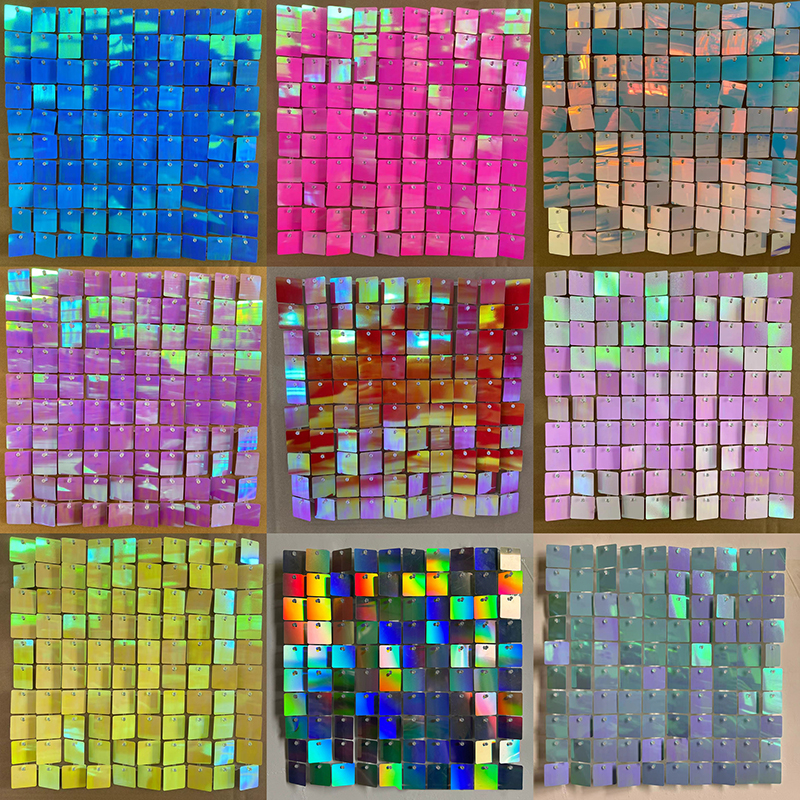 24/30 Square Sequin Panels Gol - Sequin Fabric Panel avaliação e preço
