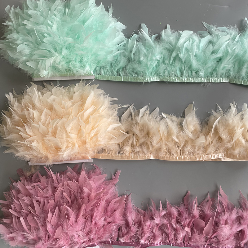 10-15cm Marabou Feathers Trim  - Feather Trim Marabou avaliação e preço