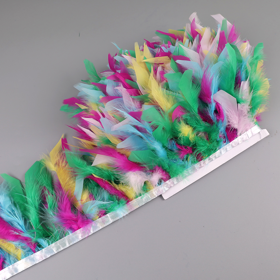 10-15cm Marabou Feathers Trim  - Feather Trim Marabou avaliação e preço