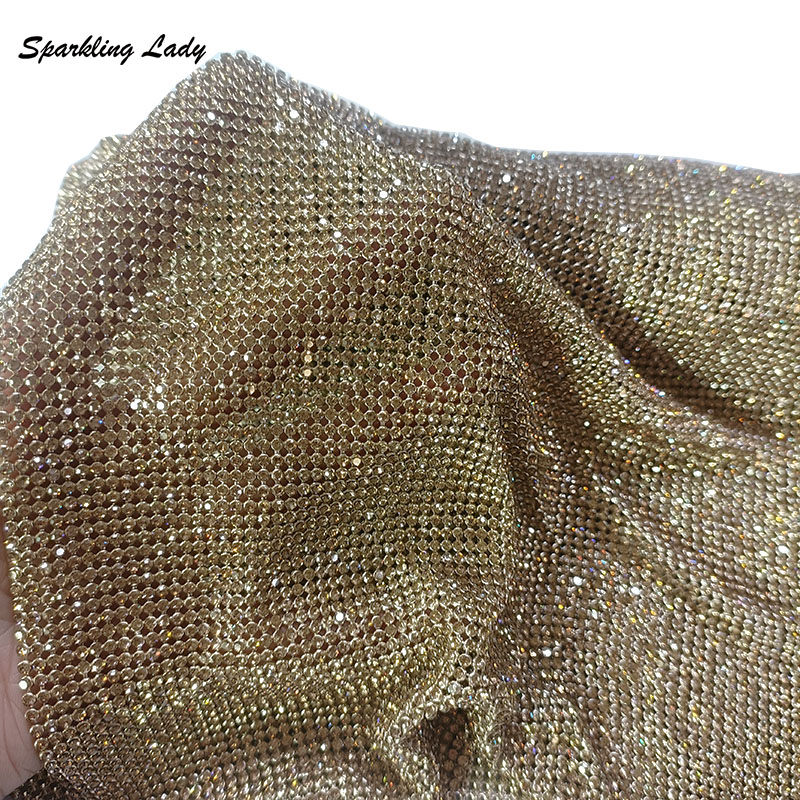2MM Silver Crystal Mesh Fabric - Crystal Mesh Fabric avaliação e preço