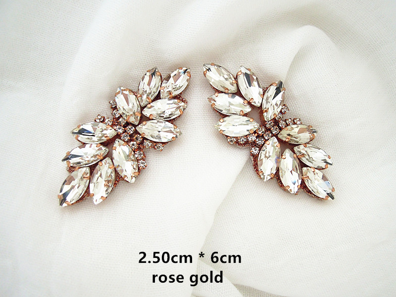 (1PC) Silver gold rhinestone b - Sew On Rhinestone avaliação e preço
