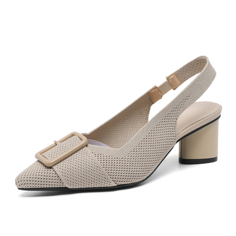 Womens Pointed Toe Knit Hollow - Embellish Knit avaliação e preço
