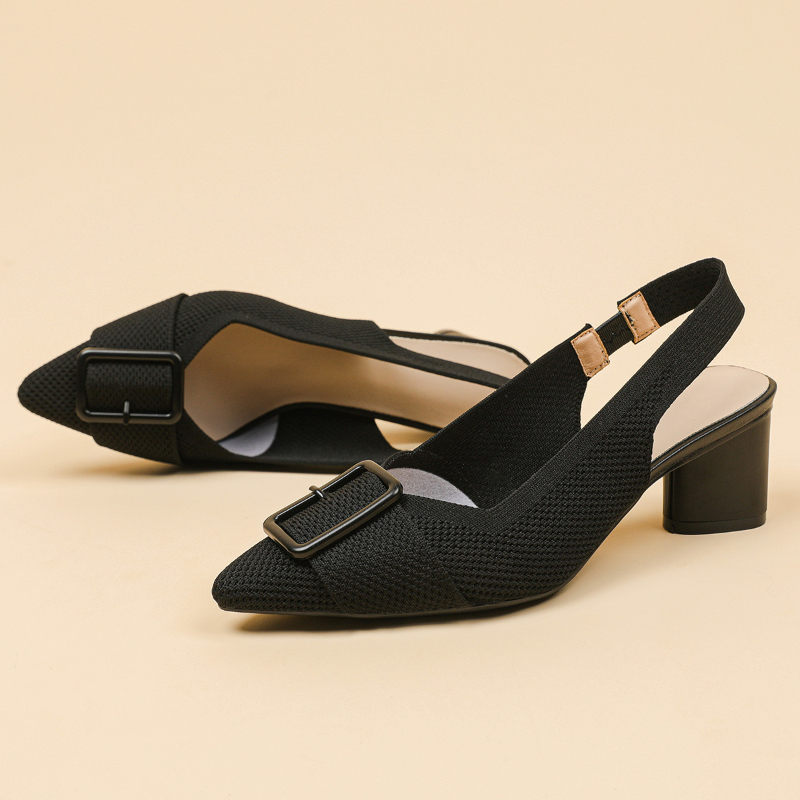 Womens Pointed Toe Knit Hollow - Embellish Knit avaliação e preço